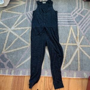 Madewell Black Sleeveless Jumpsuit